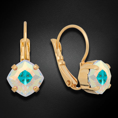 Komplektas "Magical Square (Aurora Borealis)" su Swarovski™ kristalais